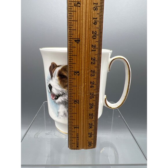 British Royal Windsor Coffee Cup Jack Russell Terrier Fine Bone China Mug Englan - Picture 4 of 15